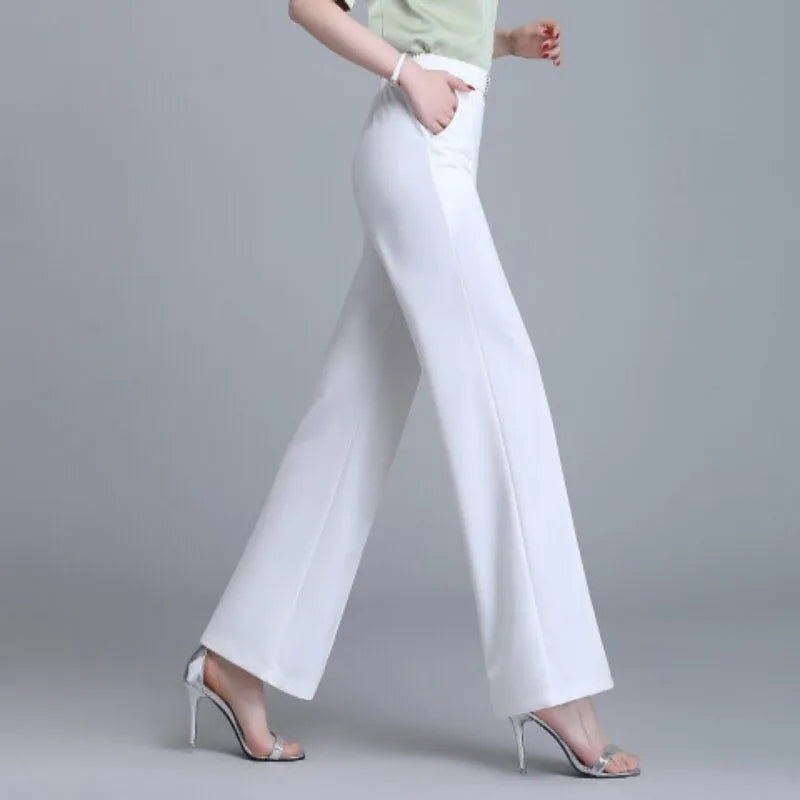 LeRoxy | Couture Luchtige Ice Silk Cropped Broek | Stijlvol en Comfortabel voor de Zomer