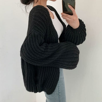 LeRoxy | Vest | Dames Grofgebreid Oversized Vest | Warm & Stijlvol | Lange Mouwen