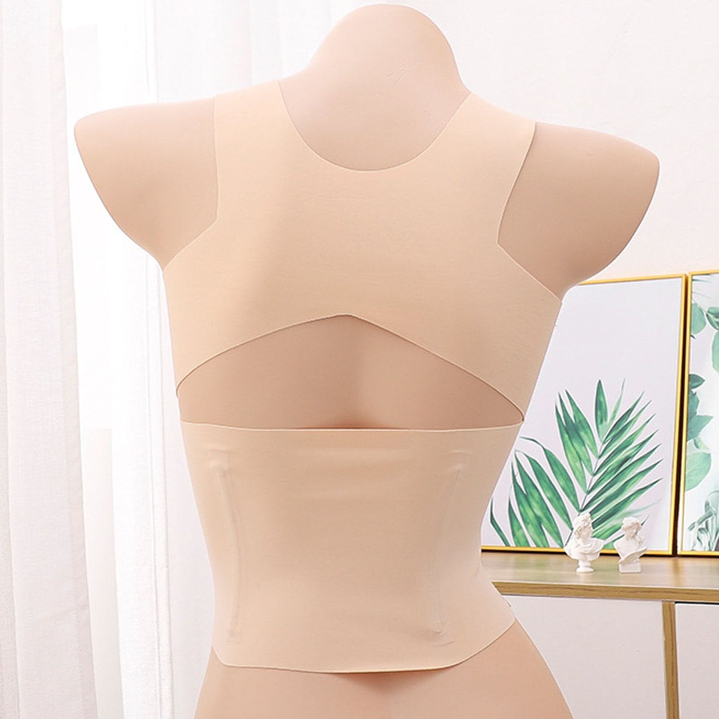 LeRoxy | Dames Tailletrainer Shapewear Top | Compressie Sporttop voor Ondersteuning en Vorm
