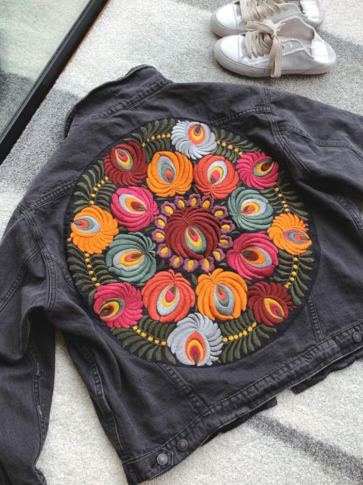 LeRoxy | Trendy Bohemian Spijkerjasje voor Dames | Boho Denim Jack