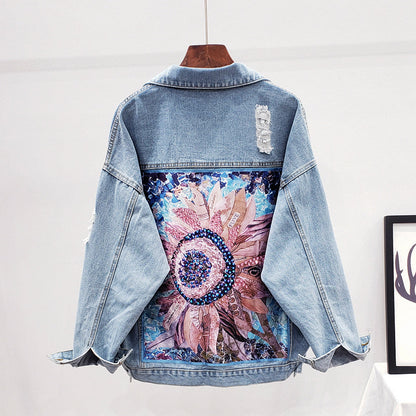LeRoxy | Oversized Spijkerjack voor Dames | Trendy Denim Jas met Relaxte Pasvorm