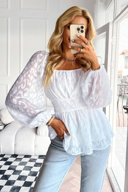 LeRoxy | Shirt Blouse Met Pofmouwen Voor Dames - Stijlvolle en Comfortabele Keuze