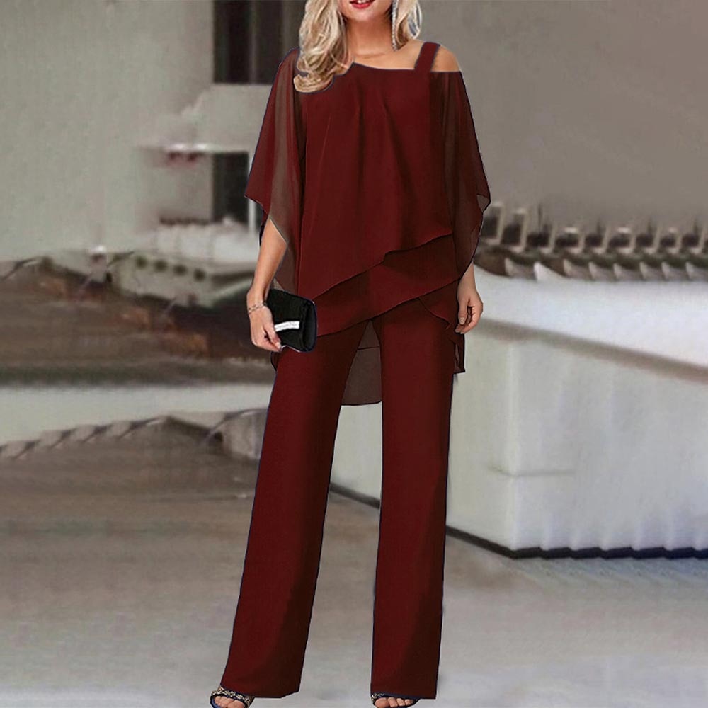 LeRoxy | Elegante Tweedelige Cold Shoulder Dames Set | Stijlvolle & Comfortabele Outfit voor Elke Gelegenheid