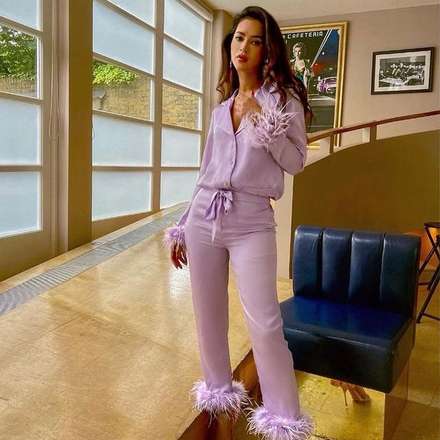 LeRoxy | Tweedelige Pyjama Set | Comfortabele Nachtkleding voor Dames