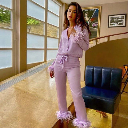LeRoxy | Tweedelige Pyjama Set | Comfortabele Nachtkleding voor Dames