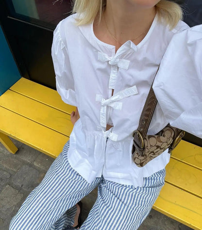 LeRoxy | Dames Poplin Blouse | Lichtgewicht Katoen | Klassieke Pasvorm