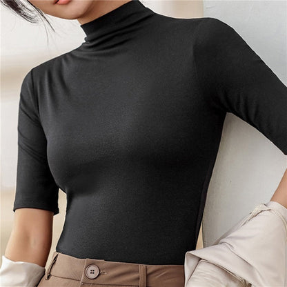 LeRoxy | Dames Minimalistische Coltrui | Comfortabele & Stijlvolle Trui met Hoge Hals