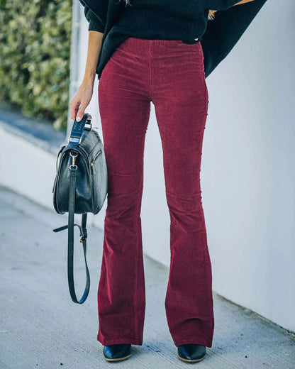 LeRoxy - High waist flare pants voor dames