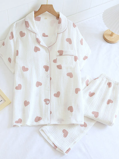 LeRoxy | Luxe Katoenen Dames Pyjama Set | Comfort & Tijdloos Design
