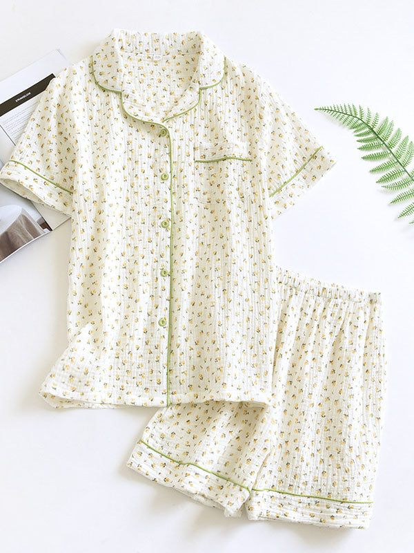 LeRoxy | Elegante Dames Katoenen Pyjama Set | Comfortabele Nachtkleding voor Elke Gelegenheid