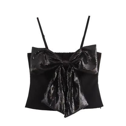 LeRoxy | Glitter Strik Top voor Dames |  Elegante Feesttop