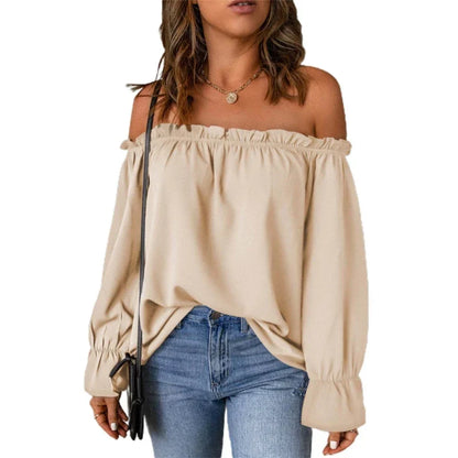 LeRoxy | Off-Shoulder Top voor Dames met Lange Mouwen | Stijlvolle en Elegante Mode