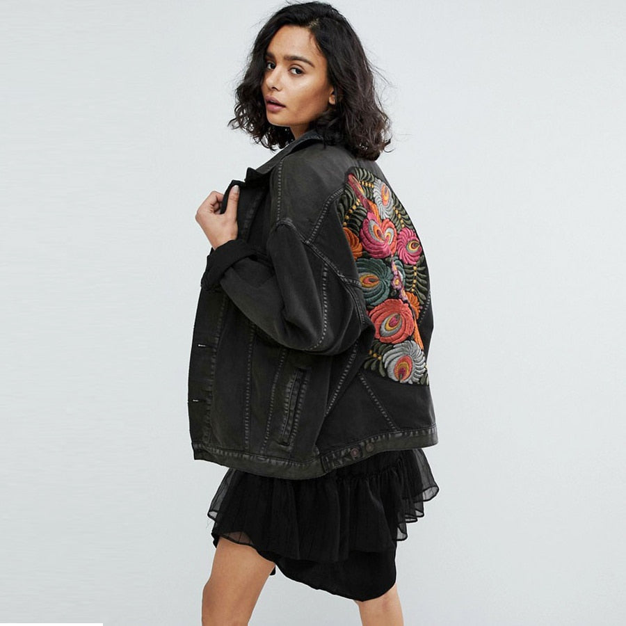 LeRoxy | Trendy Bohemian Spijkerjasje voor Dames | Boho Denim Jack