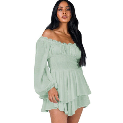 LeRoxy - Off-Shoulder Ruches: De perfecte balans tussen trendy stijl en verfijnde vrouwelijke charme