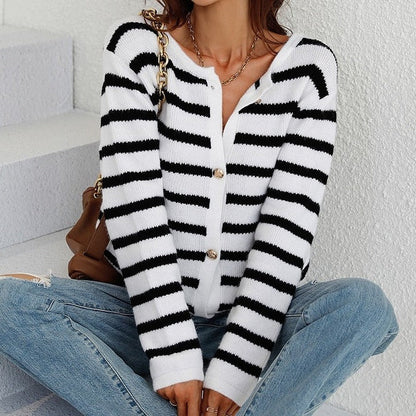 LeRoxy | Gestreept Dames Herfstvest Leona | Comfortabel & Stijlvol