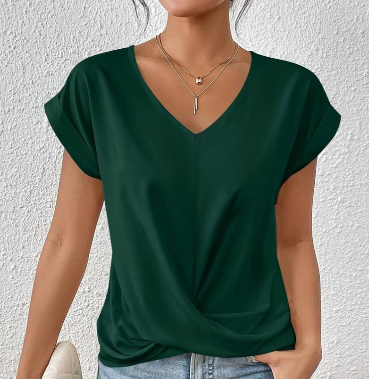 LeRoxy | Elegante Lichtgewicht V-Hals Zomerse Blouse voor Dames