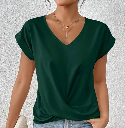 LeRoxy | Elegante Lichtgewicht V-Hals Zomerse Blouse voor Dames