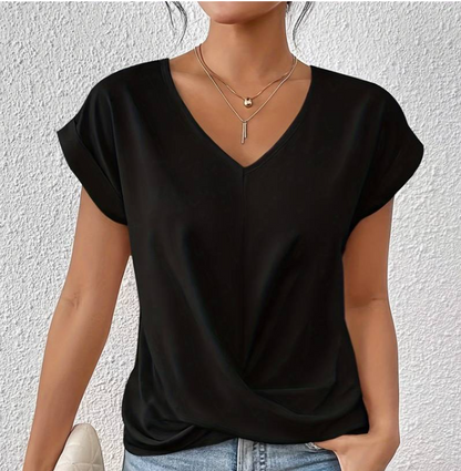 LeRoxy | Elegante Lichtgewicht V-Hals Zomerse Blouse voor Dames