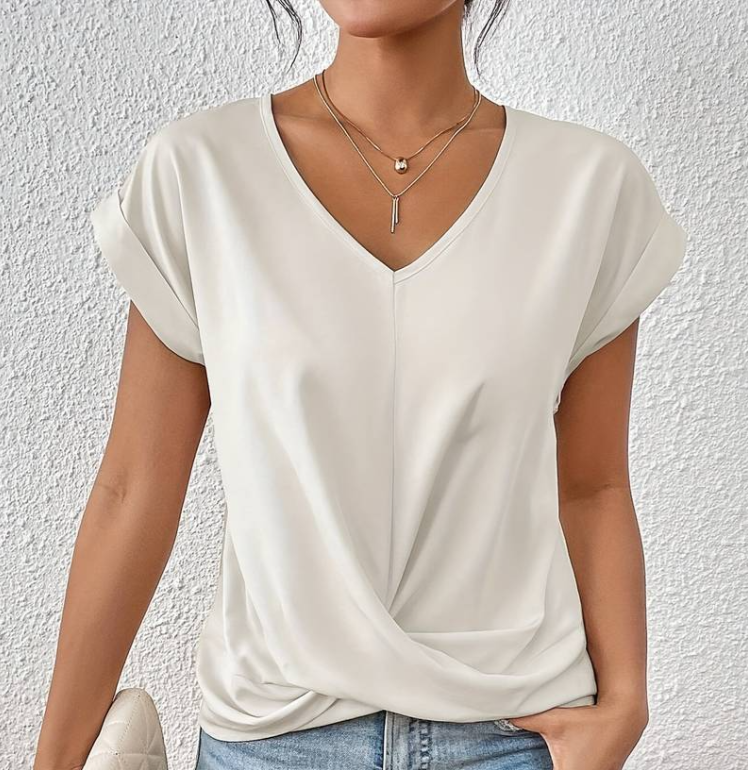 LeRoxy | Elegante Lichtgewicht V-Hals Zomerse Blouse voor Dames