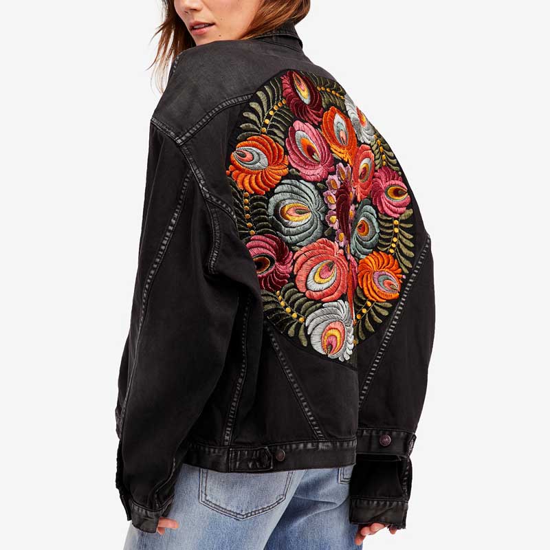 LeRoxy | Trendy Bohemian Spijkerjasje voor Dames | Boho Denim Jack