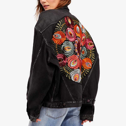LeRoxy | Trendy Bohemian Spijkerjasje voor Dames | Boho Denim Jack