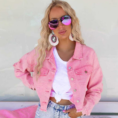 LeRoxy | Jeansjack met Fransen | Modieus en Trendy voor Elke Gelegenheid