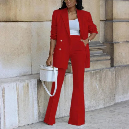 LeRoxy | Damesblazer met Dubbele Knopen | Elegante Getailleerde Pasvorm