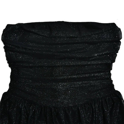 LeRoxy | Strapless Glitter Mini-Jurk | Stijlvolle Glanzende Avondoutfit voor Feestelijke Gelegenheden