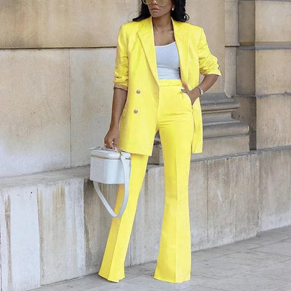 LeRoxy | Damesblazer met Dubbele Knopen | Elegante Getailleerde Pasvorm