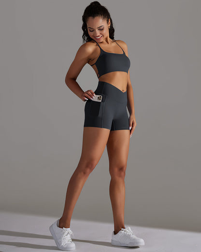 LeRoxy | Zwart | Comfortabele en Stijlvolle Sport Shorts