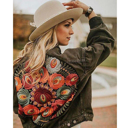 LeRoxy | Trendy Bohemian Spijkerjasje voor Dames | Boho Denim Jack