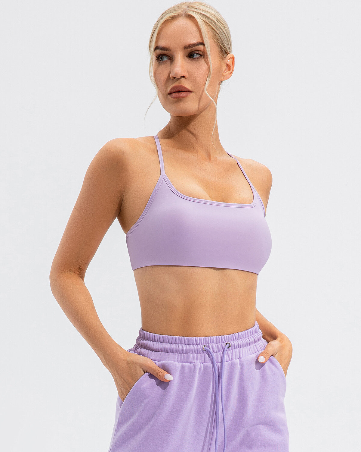 LeRoxy | Sportbeha | Comfortabele Dames Sport BH Paars