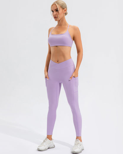 LeRoxy | Sportbeha | Comfortabele Dames Sport BH Paars