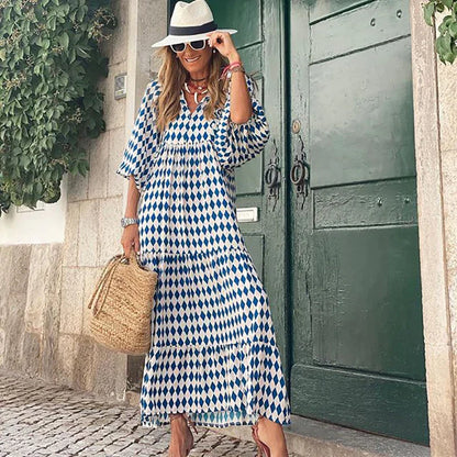 LeRoxy | Maxi Zomerjurk Dames | Natuurlijke Elegantie