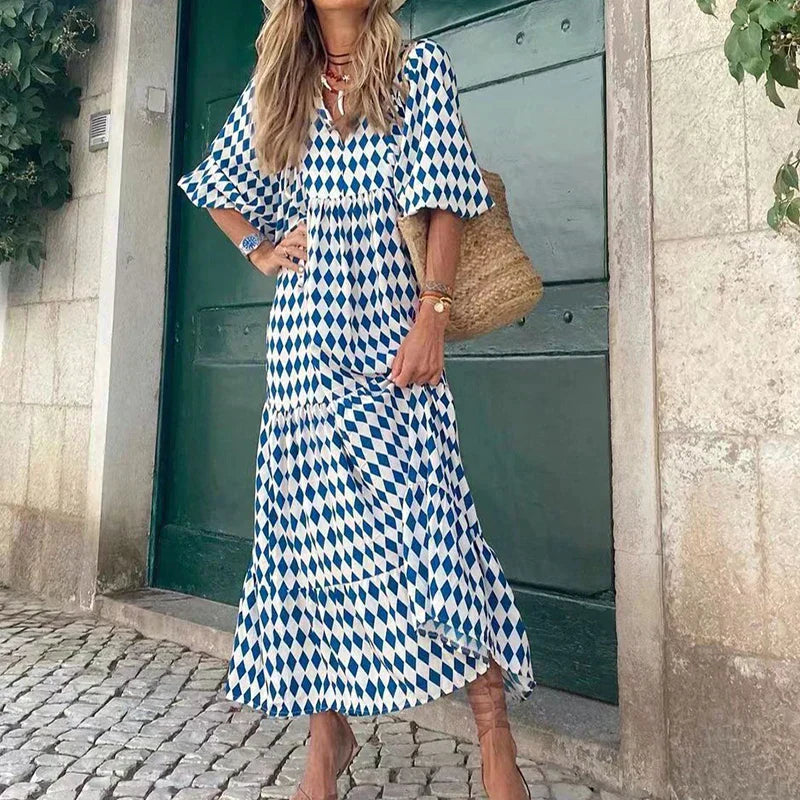 LeRoxy | Maxi Zomerjurk Dames | Natuurlijke Elegantie