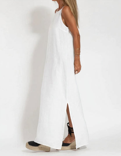 LeRoxy | Dames Mouwloze Zomerjurk | Elegante Casual Jurk voor Warme Dagen