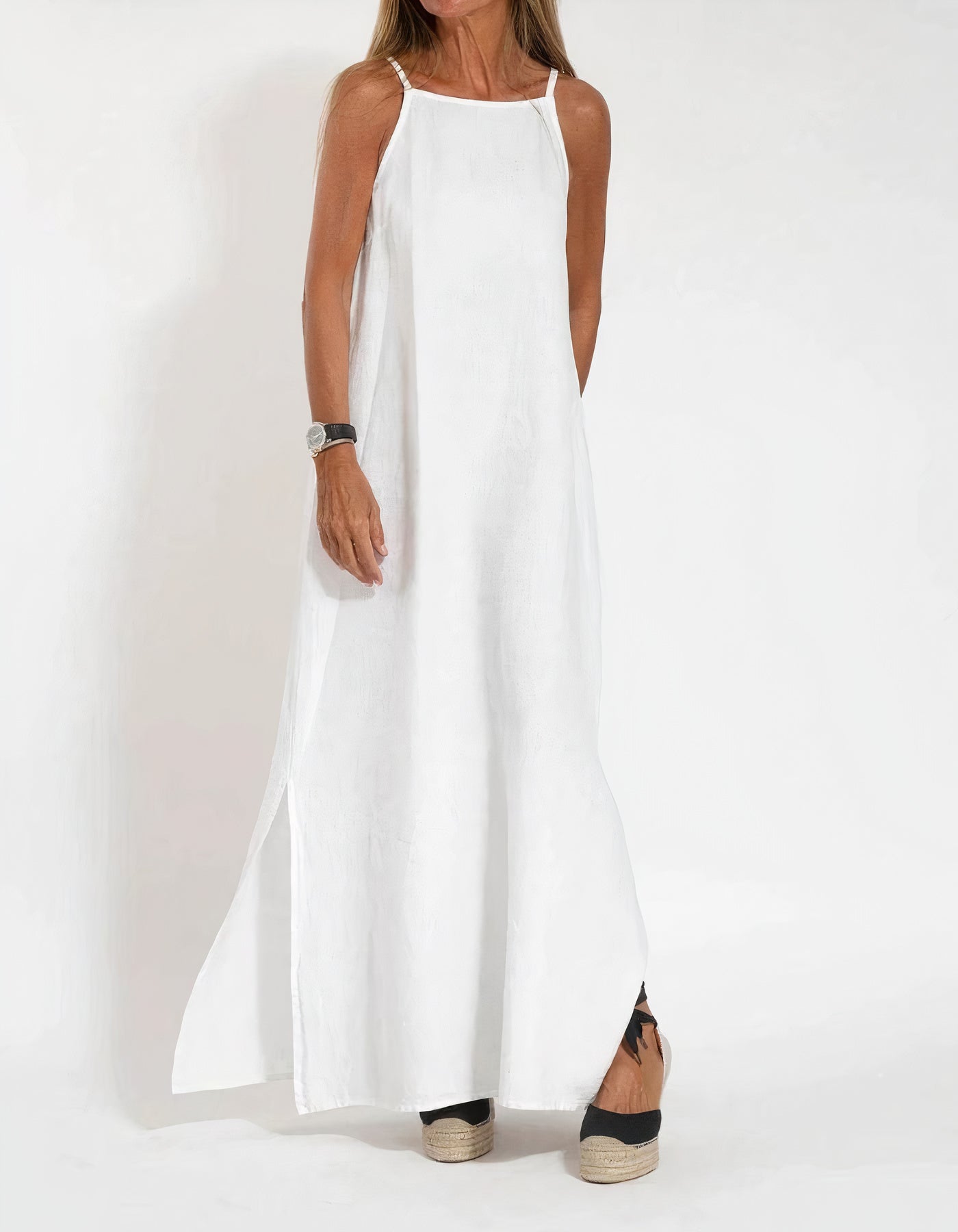 LeRoxy | Dames Mouwloze Zomerjurk | Elegante Casual Jurk voor Warme Dagen