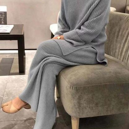 LeRoxy | Casual Gebreide Trui en Broek Set | Comfortabele Knitwear