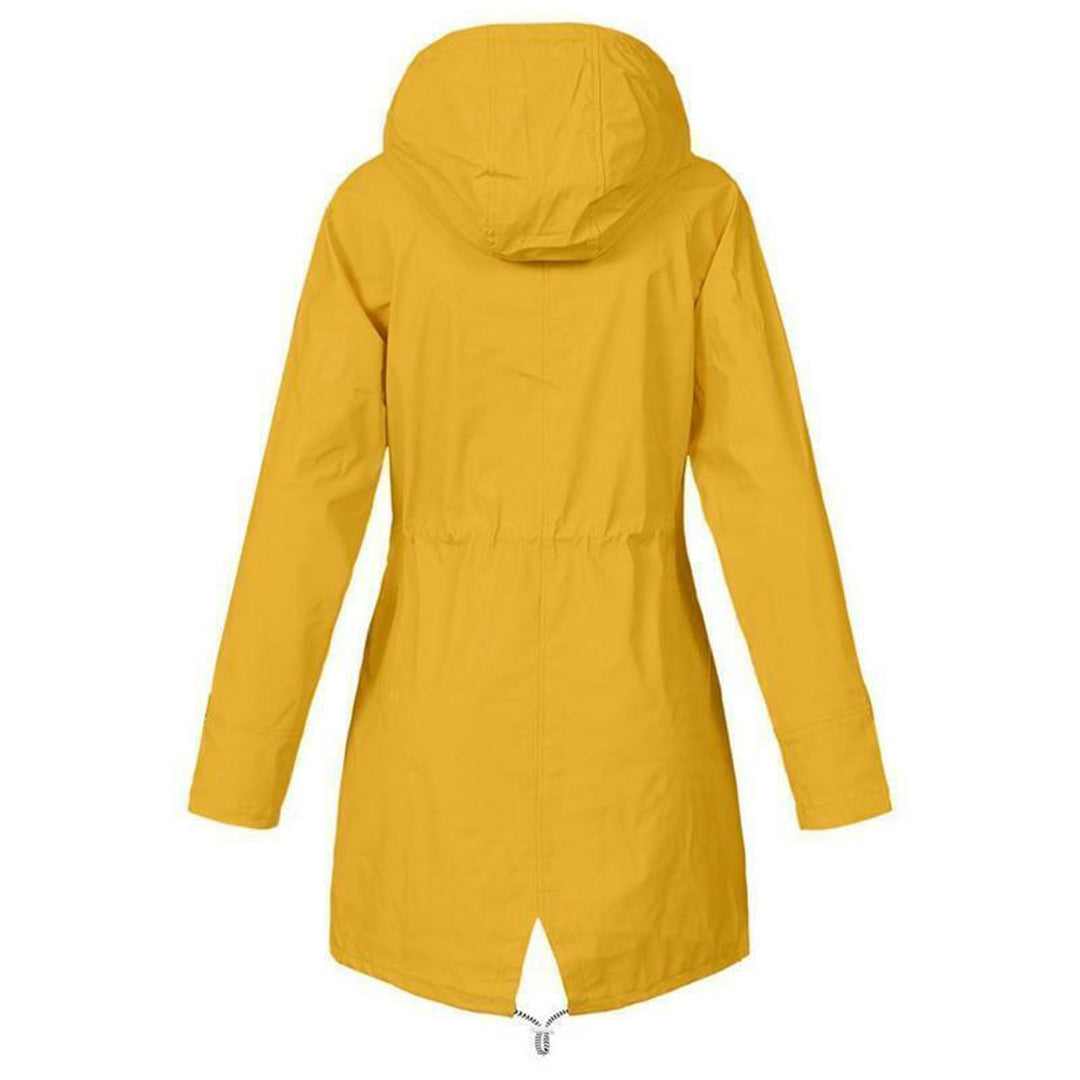 LeRoxy | Regenjas Dames | Lange Waterdichte Parka met Capuchon | Elegant, Comfortabel en Ademend