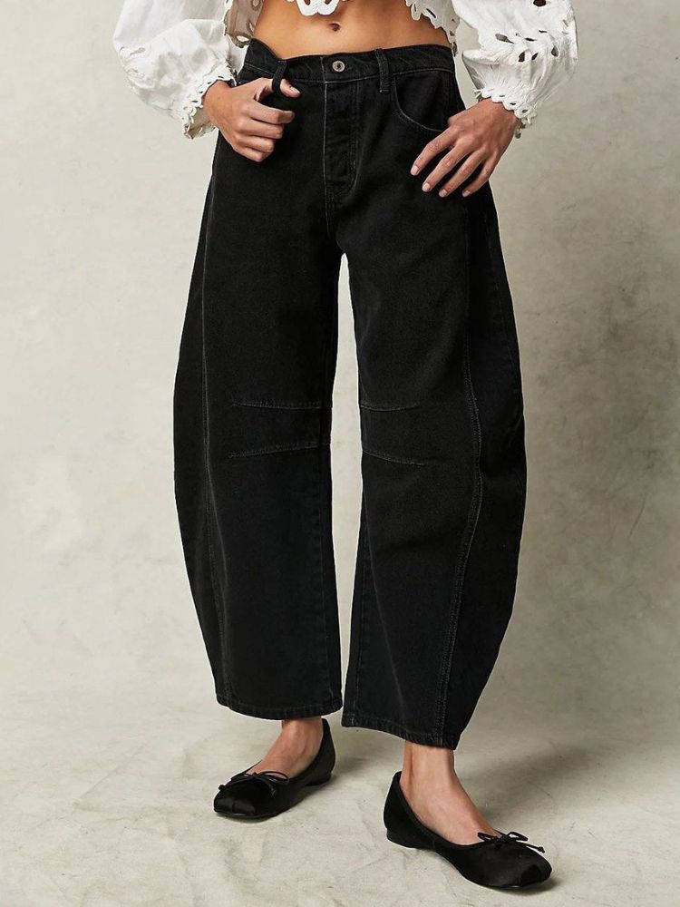 LeRoxy | Dames Halfhoge Jeans | Comfortabele Skinny Fit Spijkerbroek