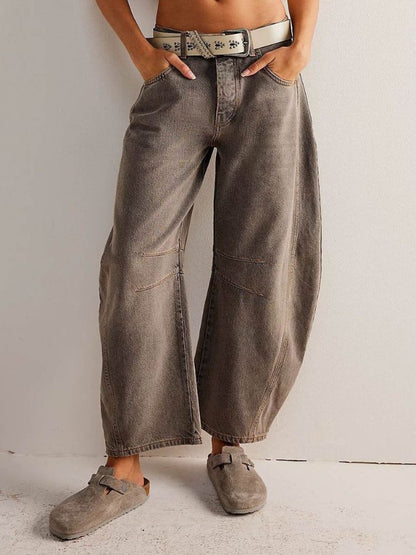 LeRoxy | Dames Halfhoge Jeans | Comfortabele Skinny Fit Spijkerbroek