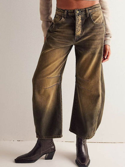 LeRoxy | Dames Halfhoge Jeans | Comfortabele Skinny Fit Spijkerbroek
