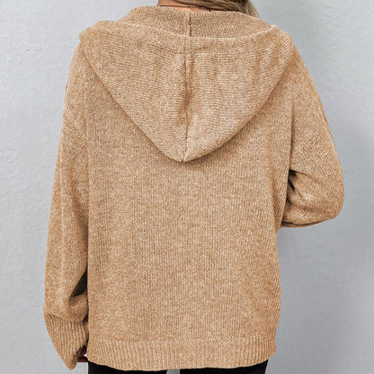 LeRoxy | Dames cardigan met capuchon en trekkoord