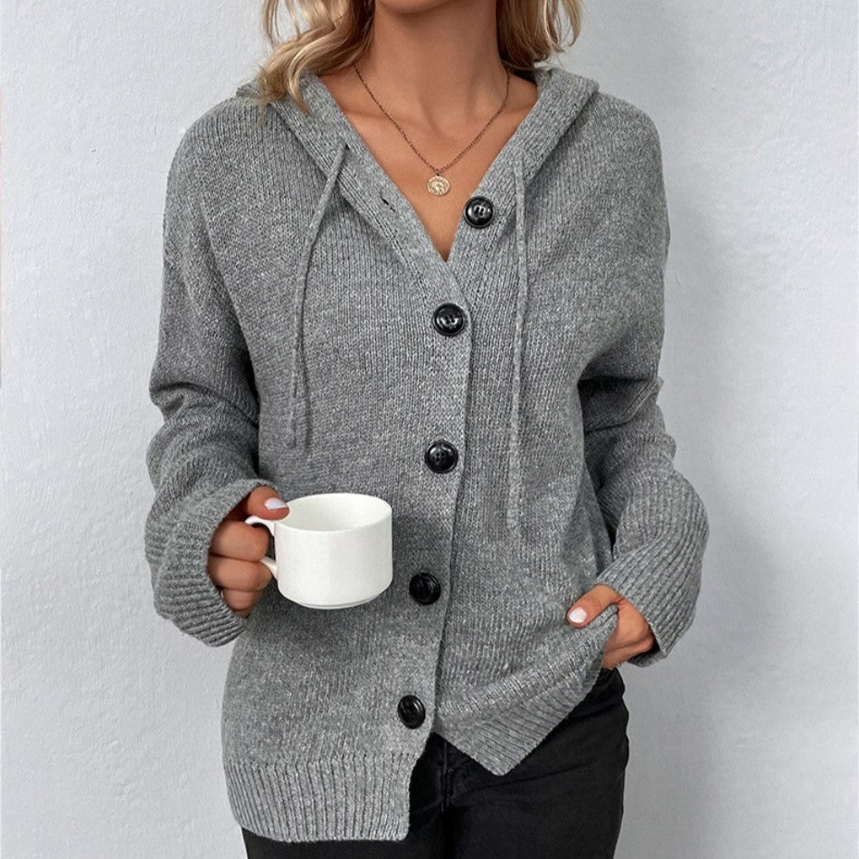 LeRoxy | Dames cardigan met capuchon en trekkoord