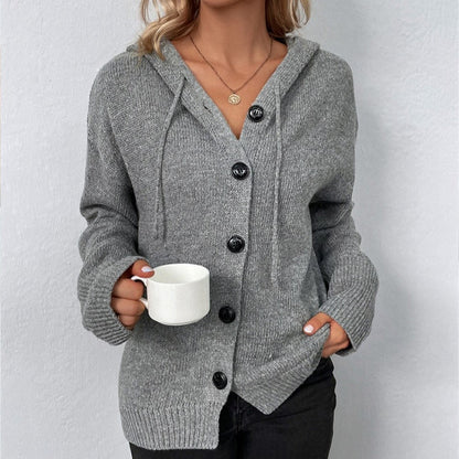 LeRoxy | Dames cardigan met capuchon en trekkoord