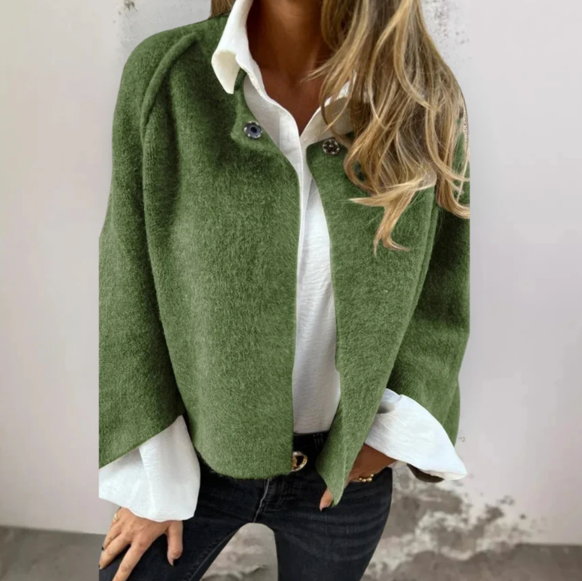 LeRoxy | Oversized Gebreide Cardigan met Knoopsluiting | Comfortabele Dames Vest