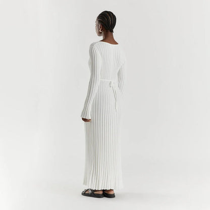 LeRoxy Gebreide Maxi Jurk - Stijlvolle en Comfortabele Mode voor Elke Gelegenheid