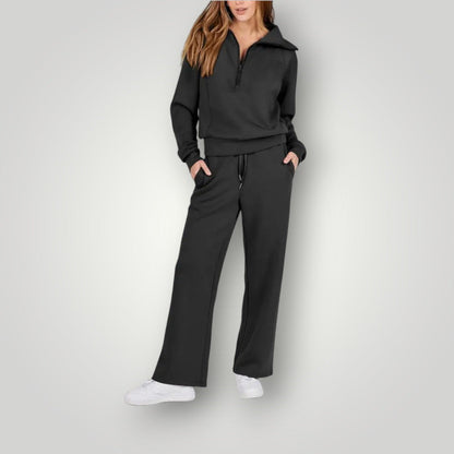 LeRoxy - Ontdek de Tweedelige Loungewear Set: Stijlvolle Comfort voor Thuis