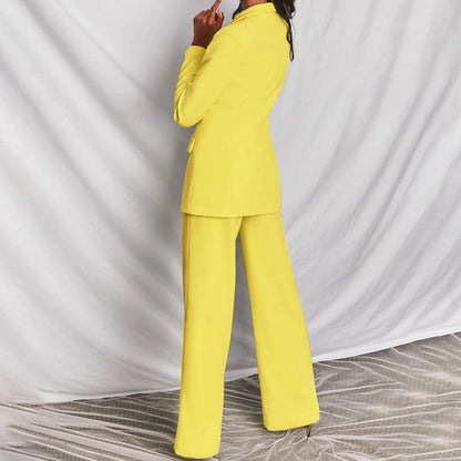 LeRoxy | Elegante Blazer en Broek Set – Stijlvolle Dames Outfit voor Elke Gelegenheid