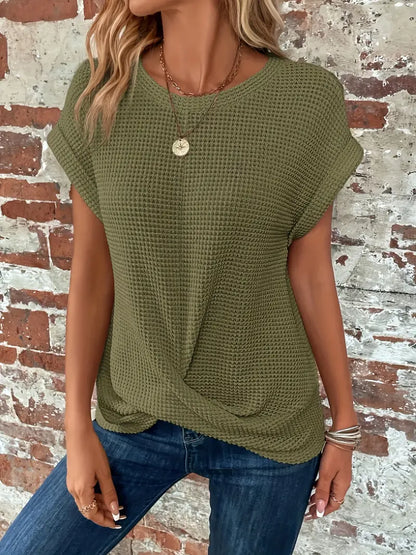 LeRoxy | Casual T-shirt met Korte Mouwen voor Lente en Zomer – Comfort en Stijl